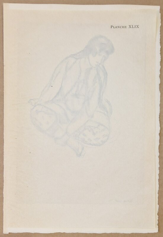 Cinquante Dessins, Planche XLIX de Henri Matisse, 1920 (vue 2)