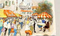 Montmartre: Place du Tertre et Sacré-Cœur d'Urbain Huchet, 1960 (vue 2)