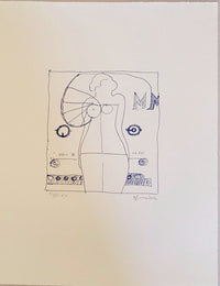 Marilyn was here by Richard Lindner, 1970