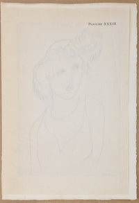 Cinquante Dessins, Planche XXXIII de Henri Matisse, 1920 (vue 2)