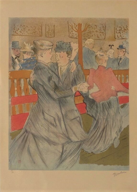 La danse au Moulin Rouge by Henri de Toulouse-Lautrec, 1985
