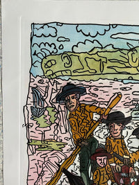 La chasse au canard de Robert Combas, 1995 (vue 4)