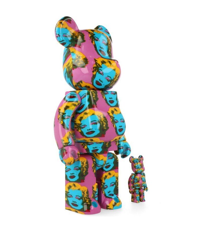 Bearbrick Andy Warhol Marilyn Monroe V2 400% + 100% de BE@RBRICK, 2022 (vue 2)
