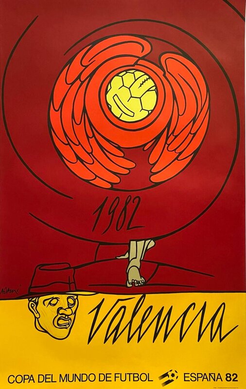Copa Mundial de Fútbol '82 de Valerio Adami, 1982