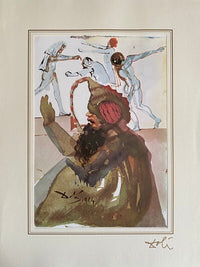 Joseph is sold by his brothers (Genesis 37:28, 34-36) by Salvador Dalí, 1985