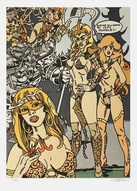 Femme fatale IV d'Erró, 2009