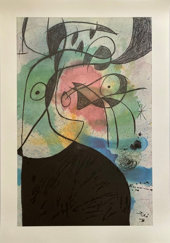 Femme, Oiseaux, 1973 by Joan Miró, c. 1990