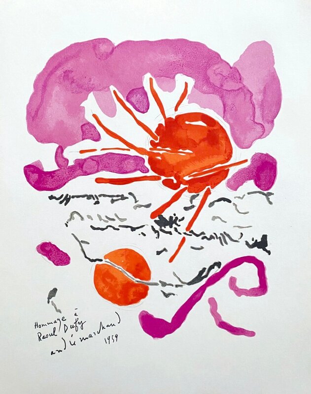 Hommage à Raoul Dufy d'Andre Marchand, 1965
