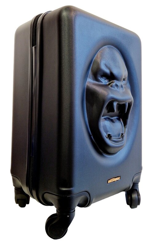Kong Escape Suitcase (Black & Bronze) by Richard Orlinski, 2022 (view 2)