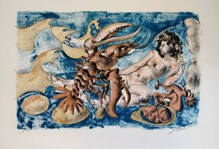 Cancer by Hans Erni, 1970