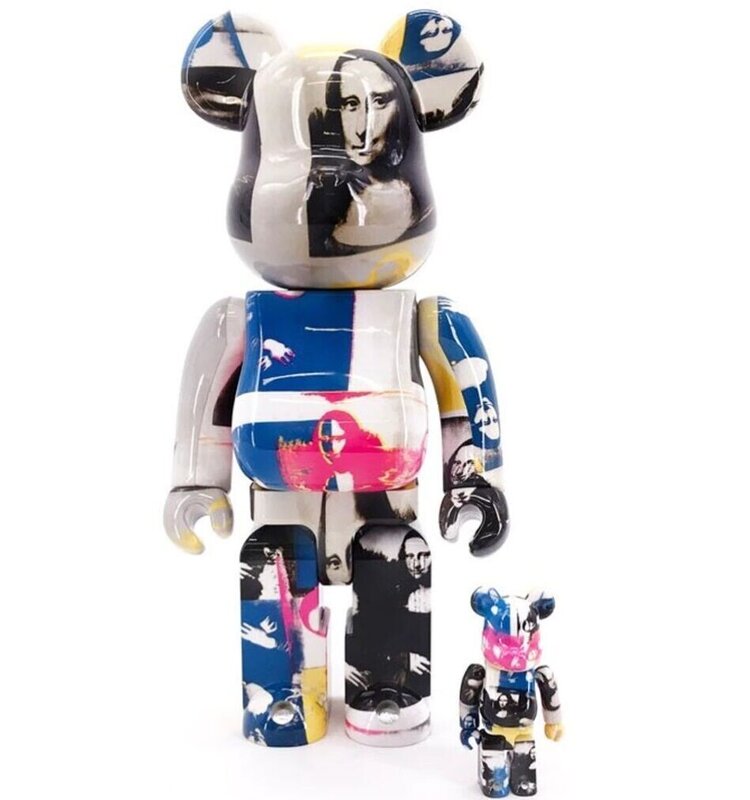 Andy Warhol Double Mona Lisa 400% + 100% de BE@RBRICK,, 2022