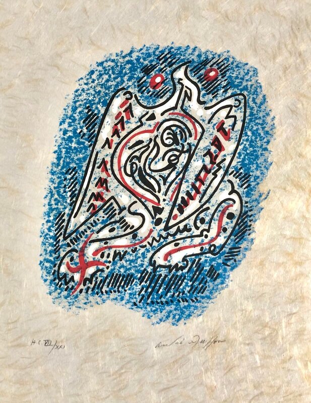 Une étoile de craie d'André Masson, 1973