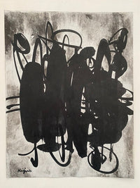 Composition en noir de Ladislas Kijno, 1961