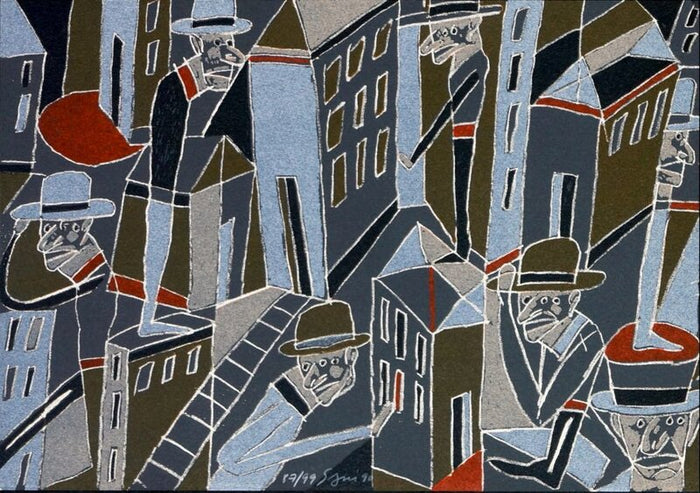 Le froid bleu des contre nuits 1 d'Antonio Seguí, 1990