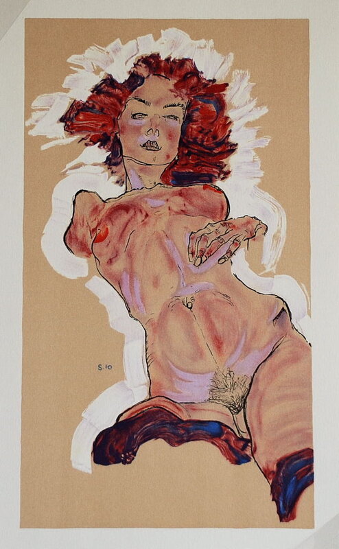 La fille aux cheveux rouges by Egon Schiele, 2007
