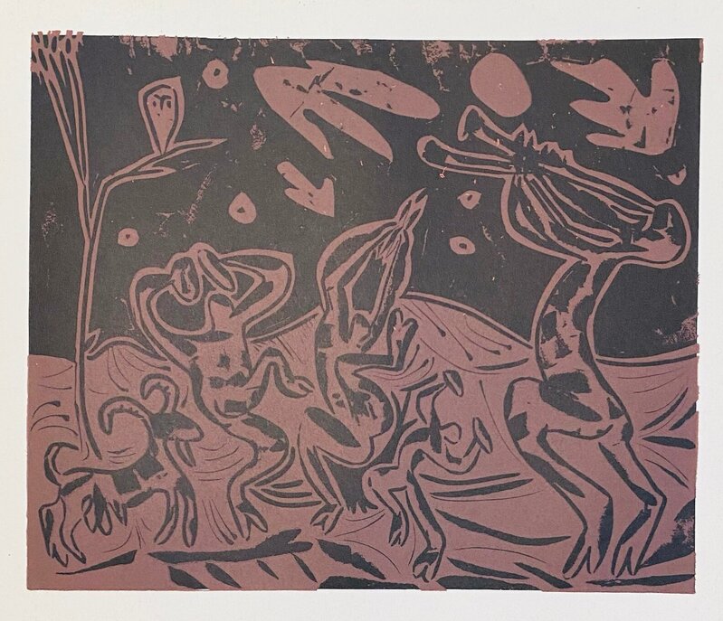 Danse nocturne avec un hibou by Pablo Picasso, 1963