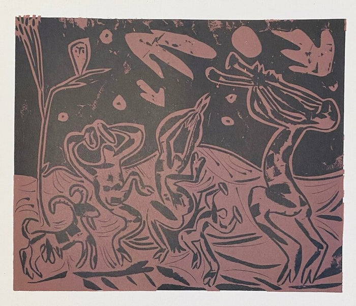 Danse nocturne avec un hibou de Pablo Picasso, 1963