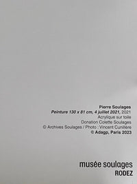 Peinture, 4 juillet 2021 by Pierre Soulages, 2023 (view 4)