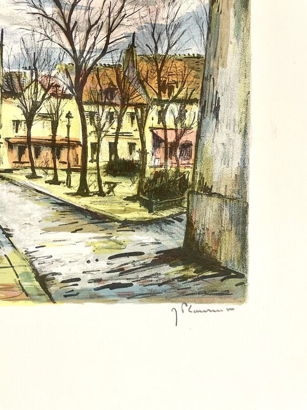 Vue de ville de Jean-Pierre Laurent, vers 1970 (vue 3)