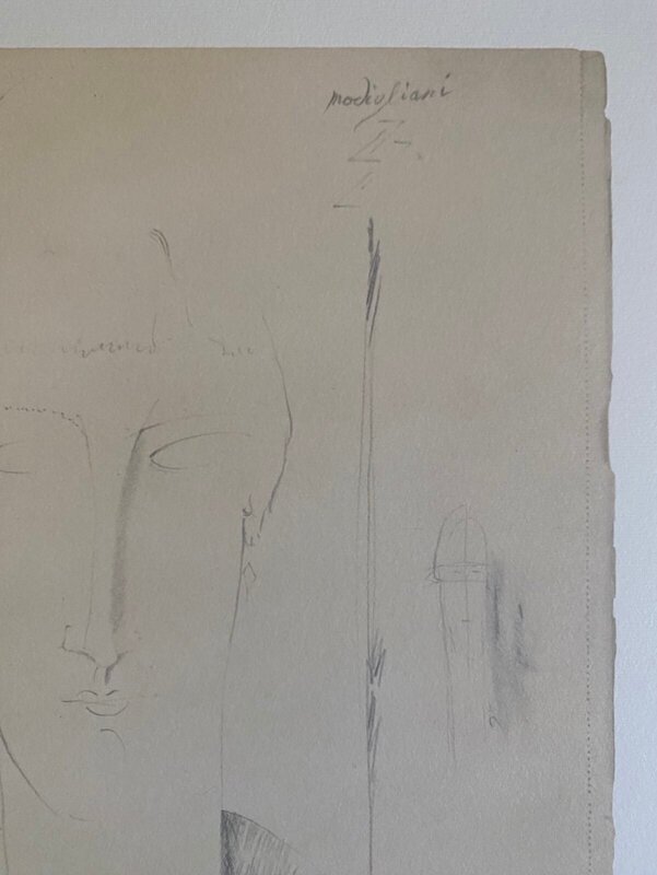 Studio di donna d'Amedeo Modigliani, 1918 (vue 2)
