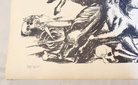 The Labours of Hercule -The mares of Diomedes d'Ossip Zadkine, 1960 (vue 2)