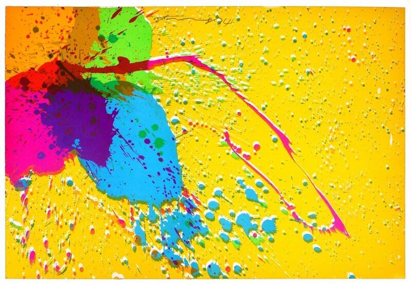 Good Morning (orange) de Walasse Ting 丁雄泉, 1974