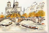 Seine et Notre-Dame de Paris d'Urbain Huchet, 1960 (vue 3)