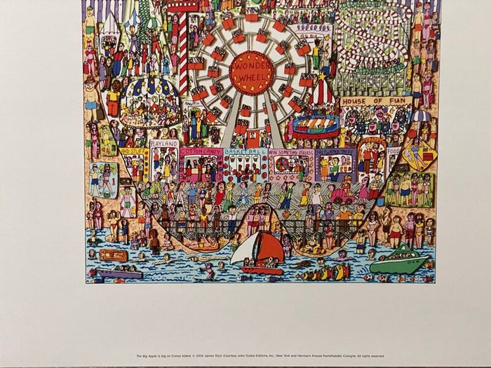 The Big Apple is big on Coney Island de James Rizzi, 2004 (vue 2)