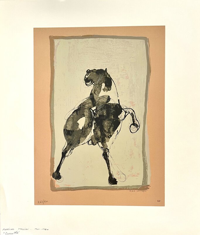 Cavallo 1950 de Marino Marini, 1968