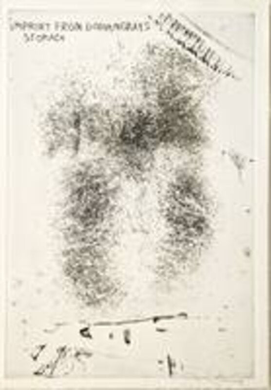 Imprint from Dorian Gray’s Stomach by Jim Dine, 1968