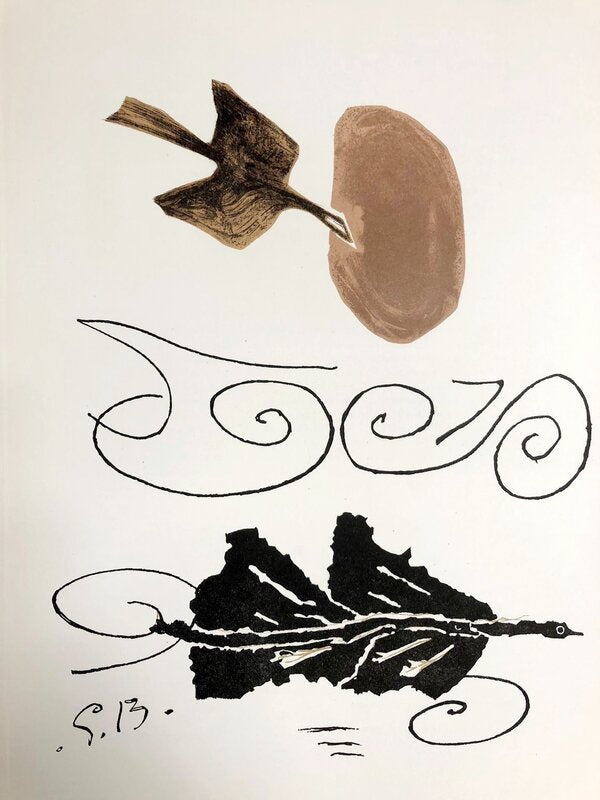 L'oiseau by Georges Braque, 1956