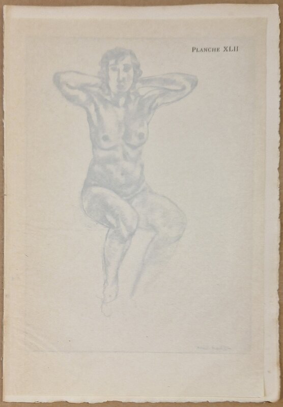 Cinquante Dessins, Planche XLII de Henri Matisse, 1920 (vue 2)