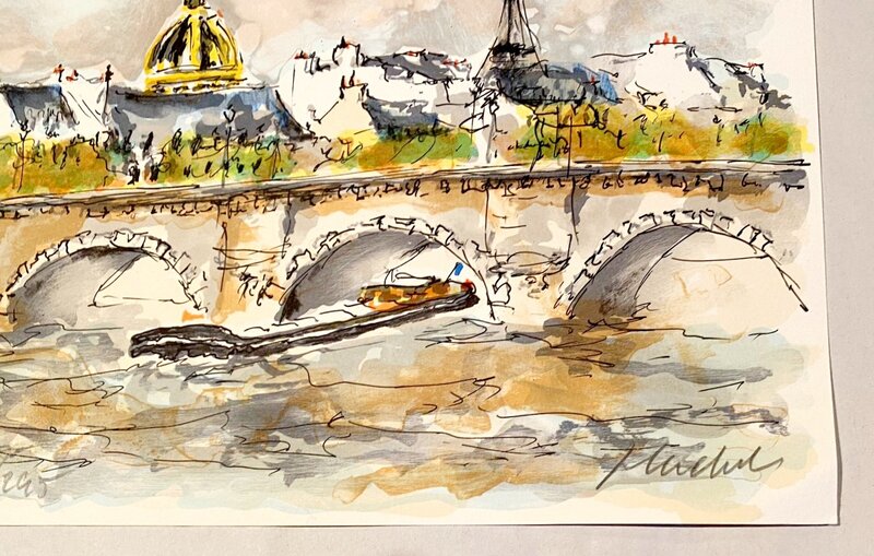 Seine et Tour Eiffel d'Urbain Huchet, 1960 (vue 3)