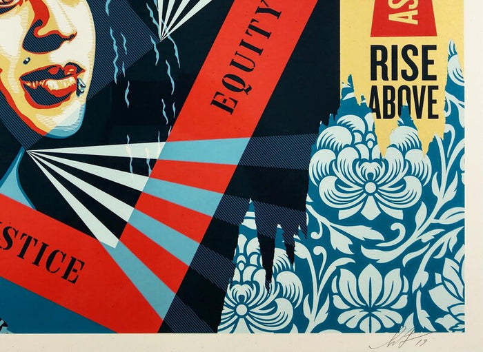 Creativity, Equity, Justice de Shepard Fairey, 2019 (vue 2)