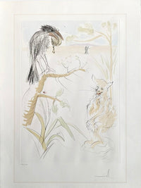 Le Corbeau et le Renard de Salvador Dalí, 1974