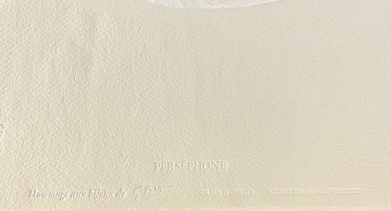 Perséphone de Georges Braque, vers 1971 (vue 3)
