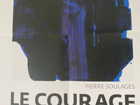 Le Courage (Printemps des Poètes) de Pierre Soulages, 2020 (vue 3)