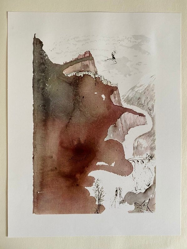 The baptism of Christ in the Jordan (Mark 1:9) by Salvador Dalí, 1985 (view 2)