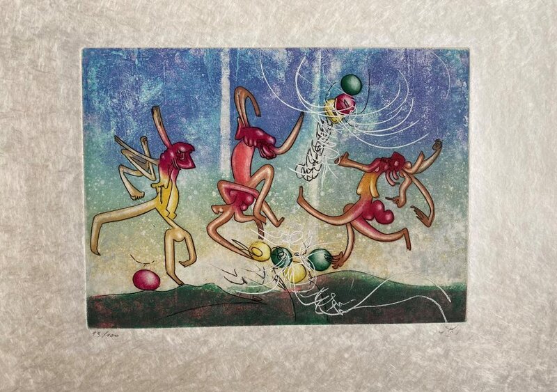 Les Transesports by Roberto Matta, 1976