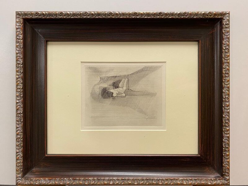 Nu couché de Jacques Villon, 1959