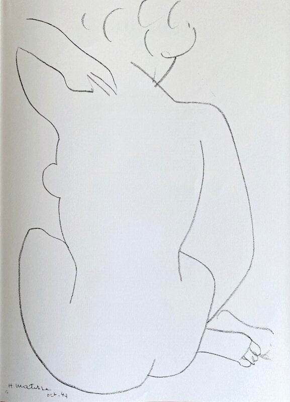 Nu de dos de Henri Matisse, 1952