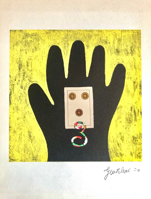 Number "3" de Franco Gentilini, 1970
