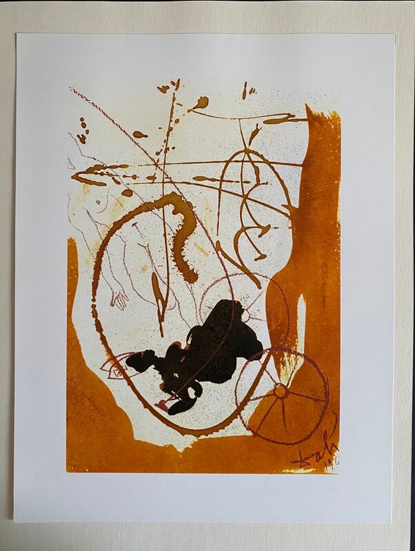 Ascension of Elijah (2 Kings 2:11-12) by Salvador Dalí, 1985 (view 2)