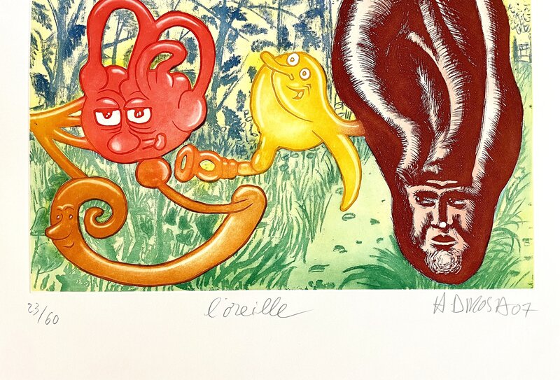 L'oreille de Hervé Di Rosa, 2007 (vue 2)
