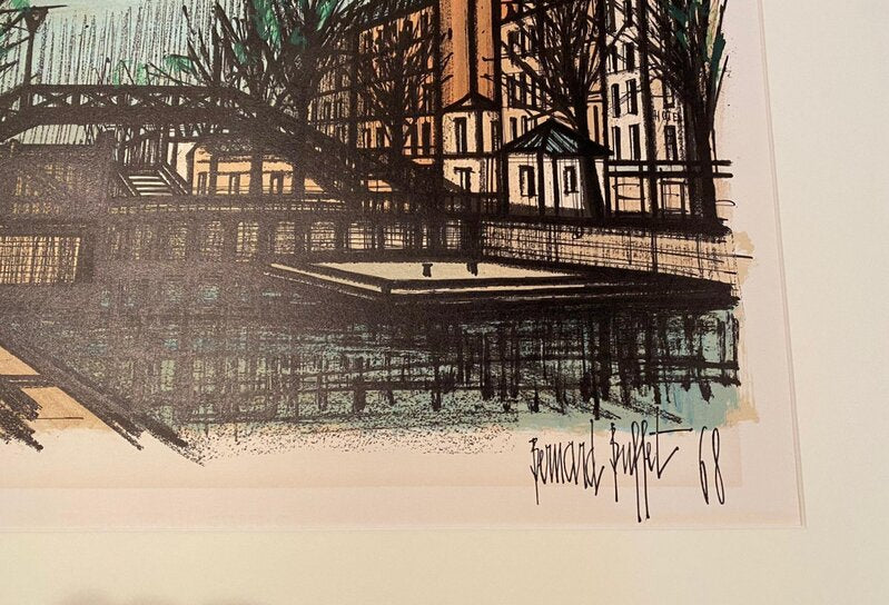 Canal Saint-Martin de Bernard Buffet, 1968 (vue 2)