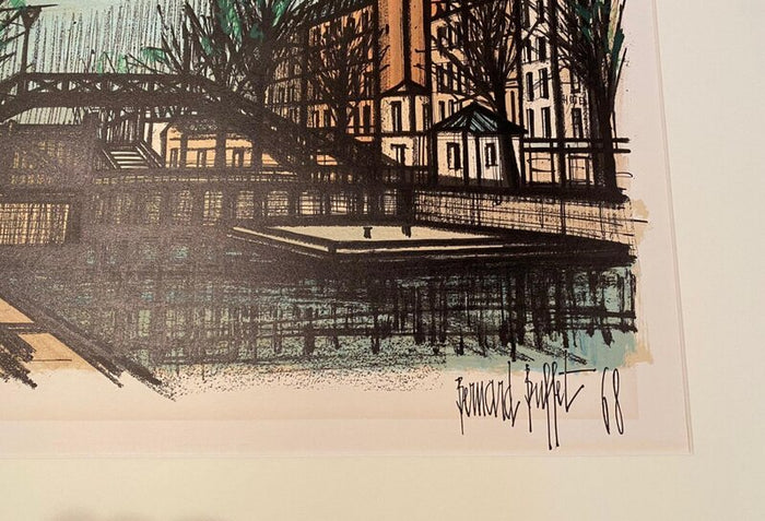 Canal Saint-Martin de Bernard Buffet, 1968 (vue 2)