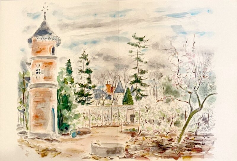 Verger de l'Île-de-France by André Dignimont, 1968