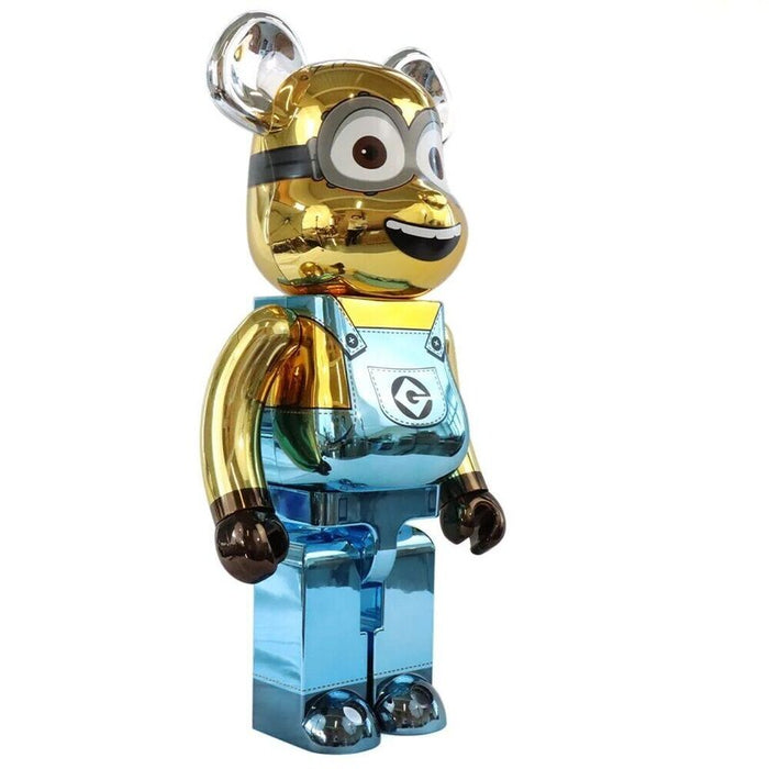 Minion Dave (Chrome) 1000% by BE@RBRICK, 2022