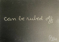 Can be ruled off by Ben Vautier, 1975