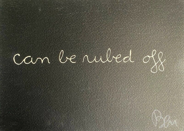 Can be ruled off de Ben Vautier, 1975